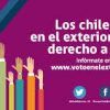 Chilenos residentes en el exterior votarán por primera vez en noviembre.