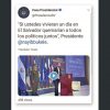 Invocación divina y militares para someter al congreso de El Salvador